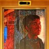 'Self Portrait On Lift Door' by Alastair Cochrane FRPS DPAGB EFIAP