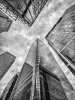 'Looking up, Canary Wharf' by Dave Dixon LRPS