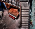 'Piano And Stairs, Antwerp Mansion' by Dave Dixon LRPS