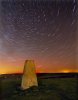 'Trig Point And Star Trails' by Dave Dixon LRPS