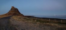 'Lindisfarne Moonrise' by Dave Dixon LRPS