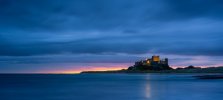 'Blue Hour, Bamburgh Castle' by David Burn LRPS