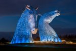 'Kelpies At Night' by David Burn LRPS