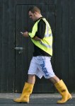 'Yellow Wellies' by Gerry Simpson ADPS LRPS