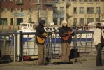 'Busking At The Baltic' by Gordon Charlton