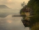 'Boathouse Reflection' by Keith Saint