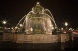'Paris Fountain At Night' by Laine Baker