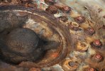 'Rusty Tractor Wheel (3)' by Pat Wood LRPS