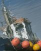'Amble Boat Reflection' by Richard Stent LRPS