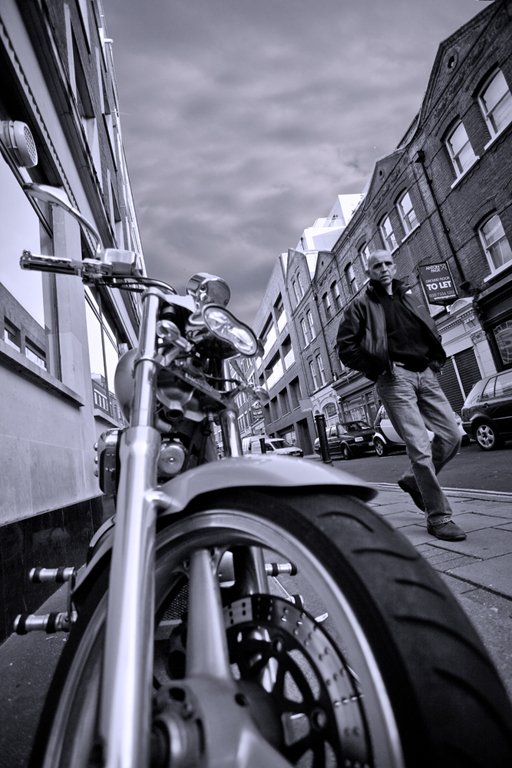 'Clerkenwell (Motorcycle)' by Alan Ainsworth