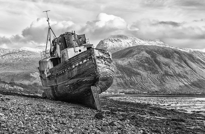 'Corpach Wreck' by Carol McKay