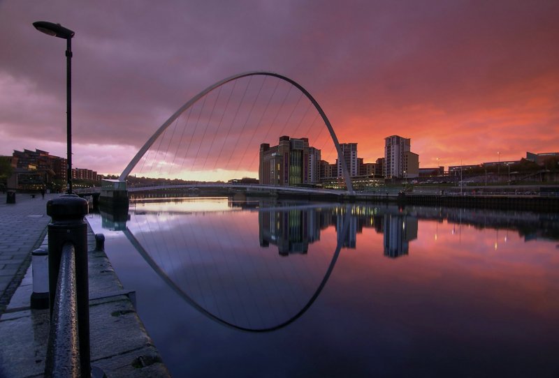 'Millennium Bridge And Baltic' by Dave Dixon LRPS