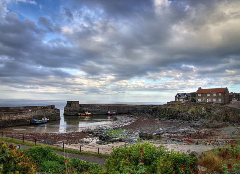 'Craster Harbour' by Dave Dixon LRPS