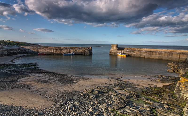 'Craster Harbour' by Dave Dixon LRPS