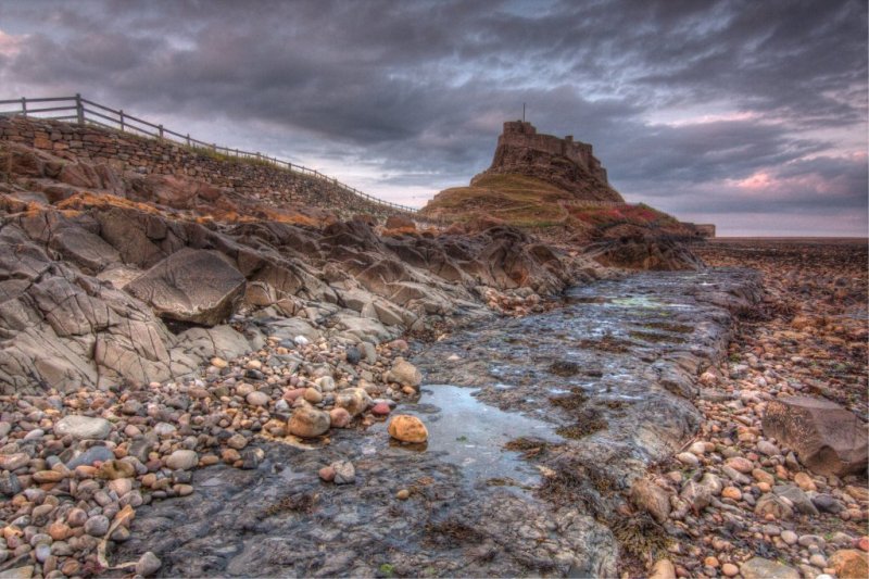 'Lindisfarne Castle' by Dave Dixon LRPS