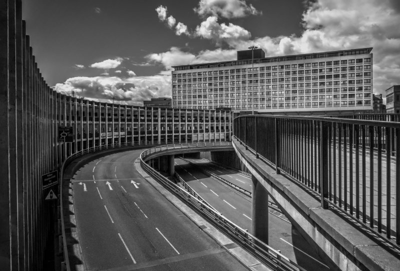 'Manors Car Park And Swan House' by Dave Dixon LRPS