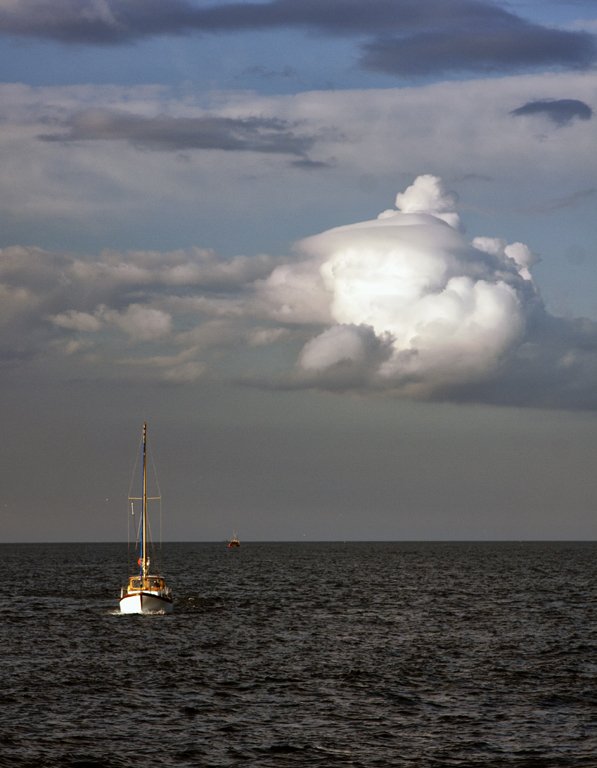'Boat And Cloud' by Gerry Simpson ADPS LRPS