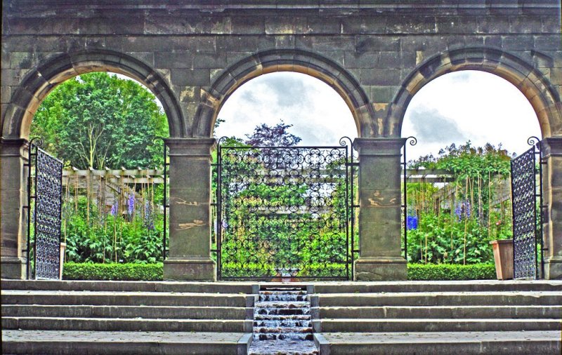 'Gates To Ornamental Garden' by Gerry Simpson ADPS LRPS