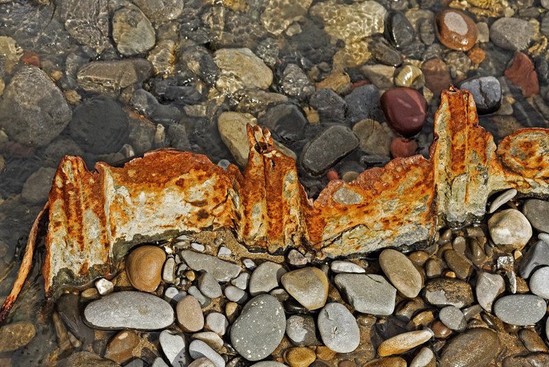 'Rust Amongst The Pebbles' by Gerry Simpson ADPS LRPS