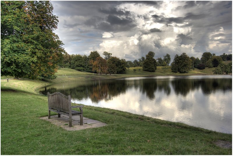 'The Lake, Studley Royal' by Ian Atkinson ARPS