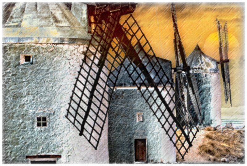 'Windmills Of Spain' by Ian Atkinson ARPS
