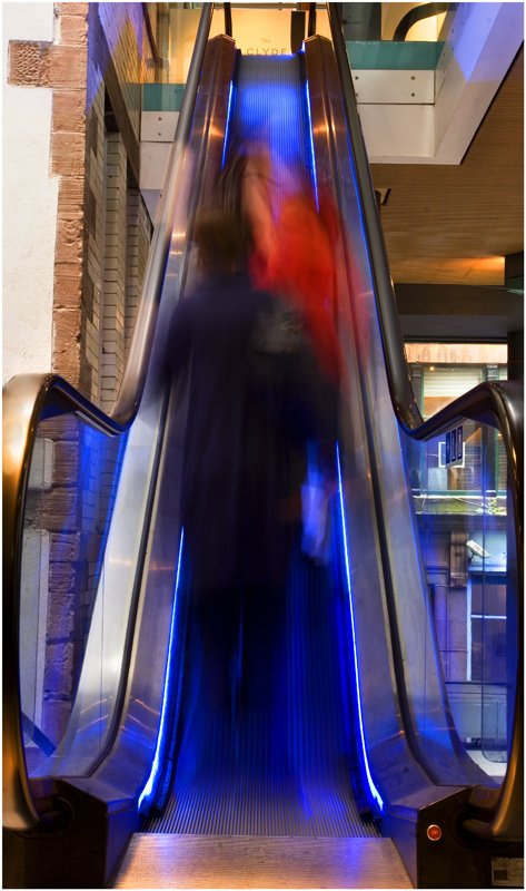 'Blue Escalator' by Jane Coltman CPAGB