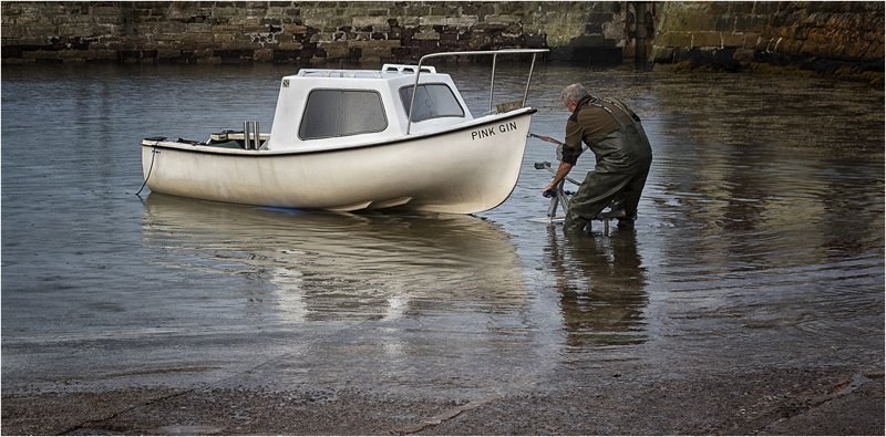 'Bringing The Pink Gin Ashore' by Karen Broom