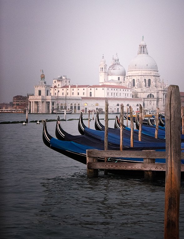 'Early Morning Gondolas' by Laine Baker