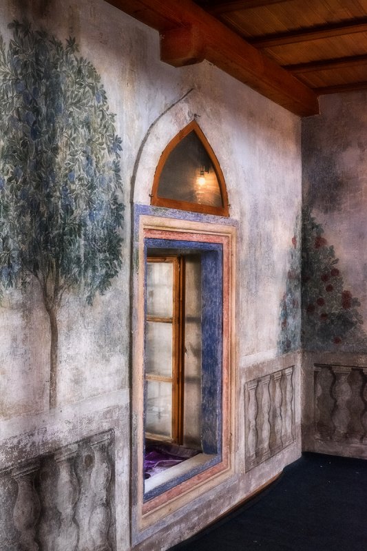 'Painted Mosque Interior' by Laine Baker