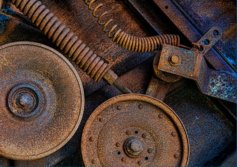 'Combine Harvesters (1)' by Margaret Whittaker ARPS