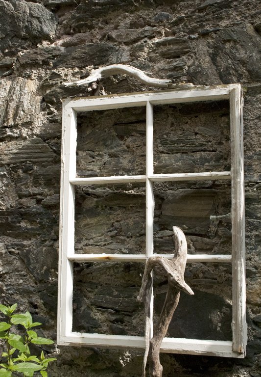 'Windowframe And Driftwood' by Pat Wood LRPS