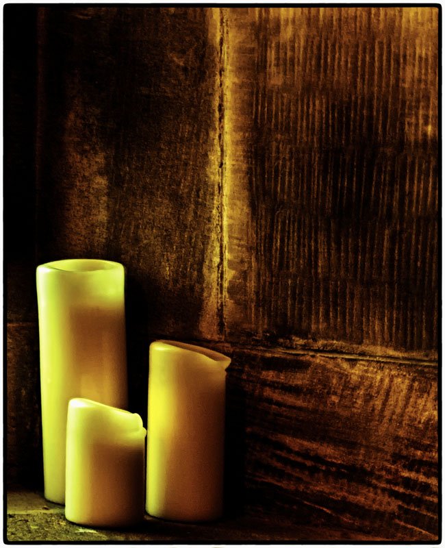 'Three Candles' by Peter Downs LRPS