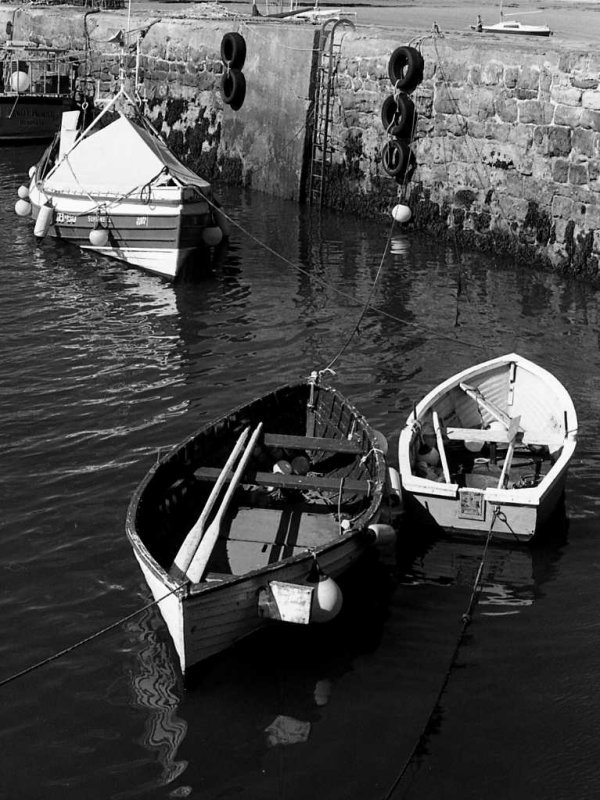 'Harbour Boats, Beadnell' by Richard Stent LRPS