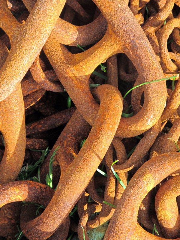 'Rusty Chain On Holy Island' by Rosie Cook-Jury