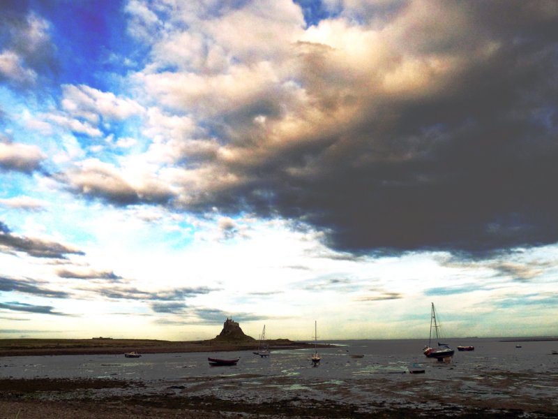 'Storm Cloud On Holy Island' by Rosie Cook-Jury
