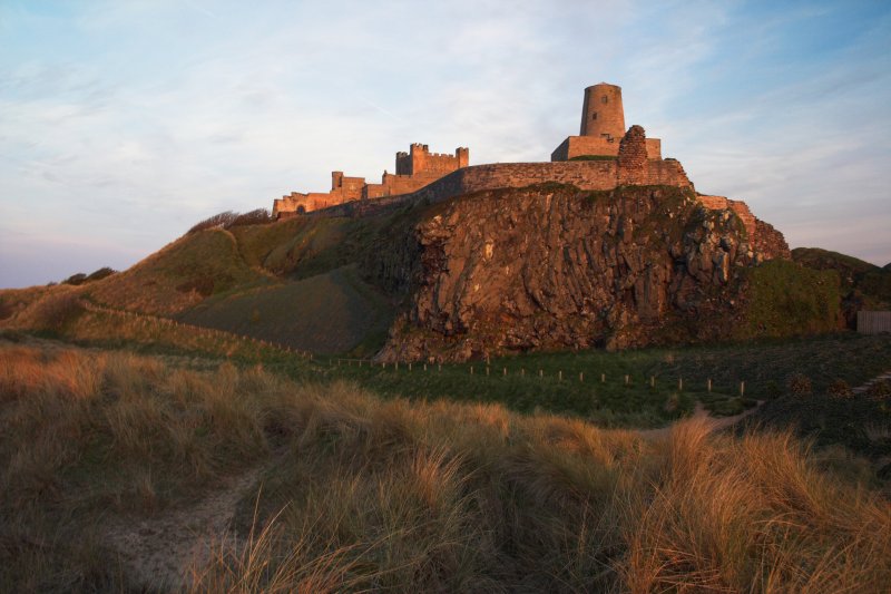 'Bamburgh Castle By Evening Light' by Sue Baker