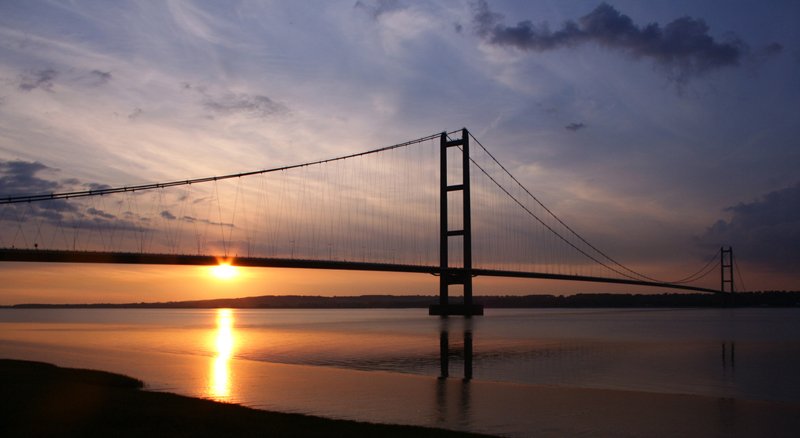 'Sunset On The Humber' by Sue Baker