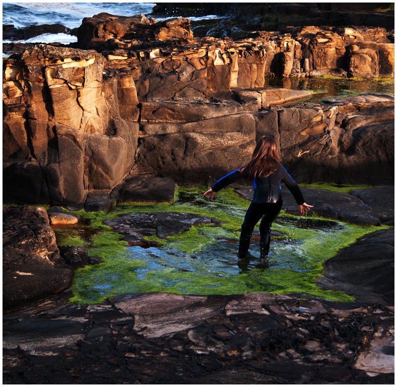 'Rumbling Kern Rockpooling' by Valerie Atkinson