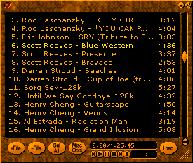 Playlist editor