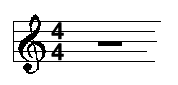 Whole Note Rest (Semibreve)