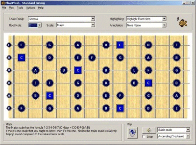 PhatPhish screen-shot (not to scale)